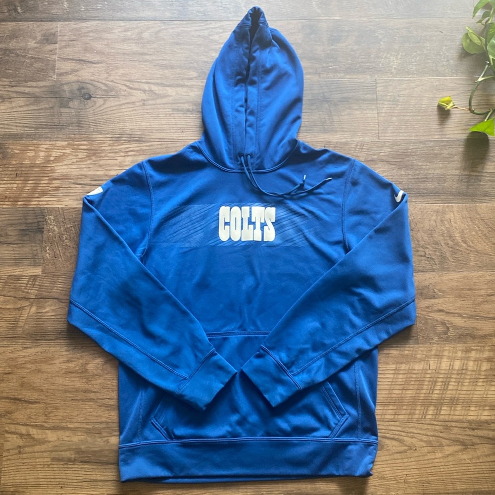 Colts, Nike blue hoodie, size small